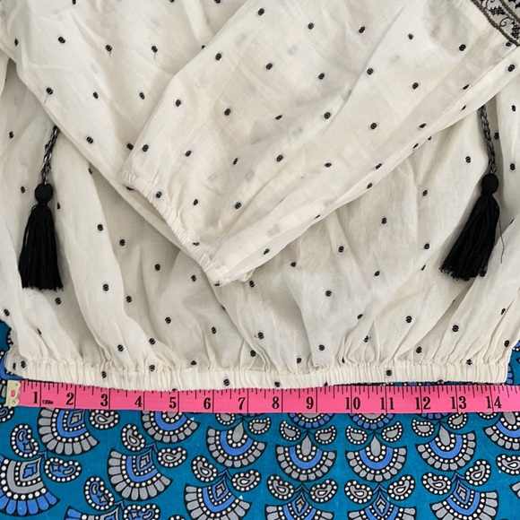 White embroidered “bohemian” blouse - Picture 5 of 7